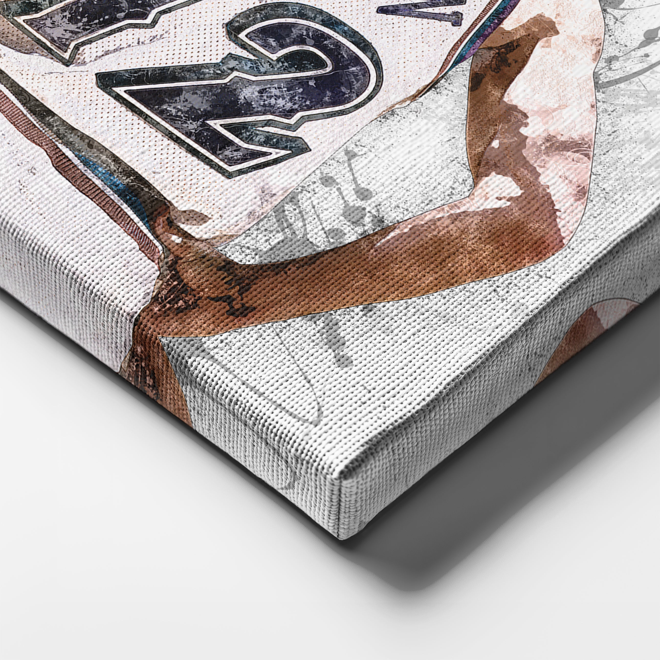 John Stockton & Karl Malone Canvas Art – Utah Jazz Wall Decor