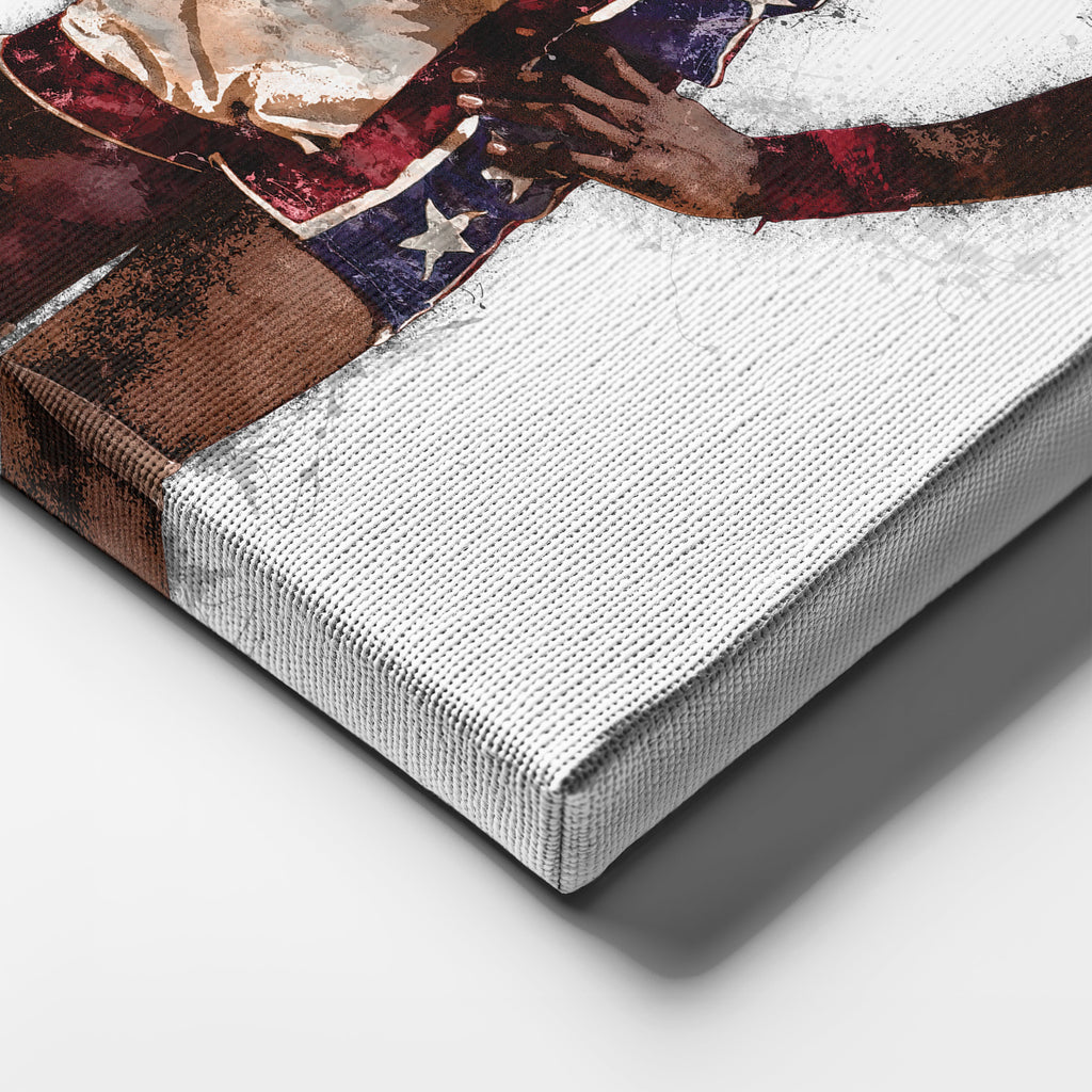 Julius Erving Canvas Art – New Jersey Nets Wall Decor