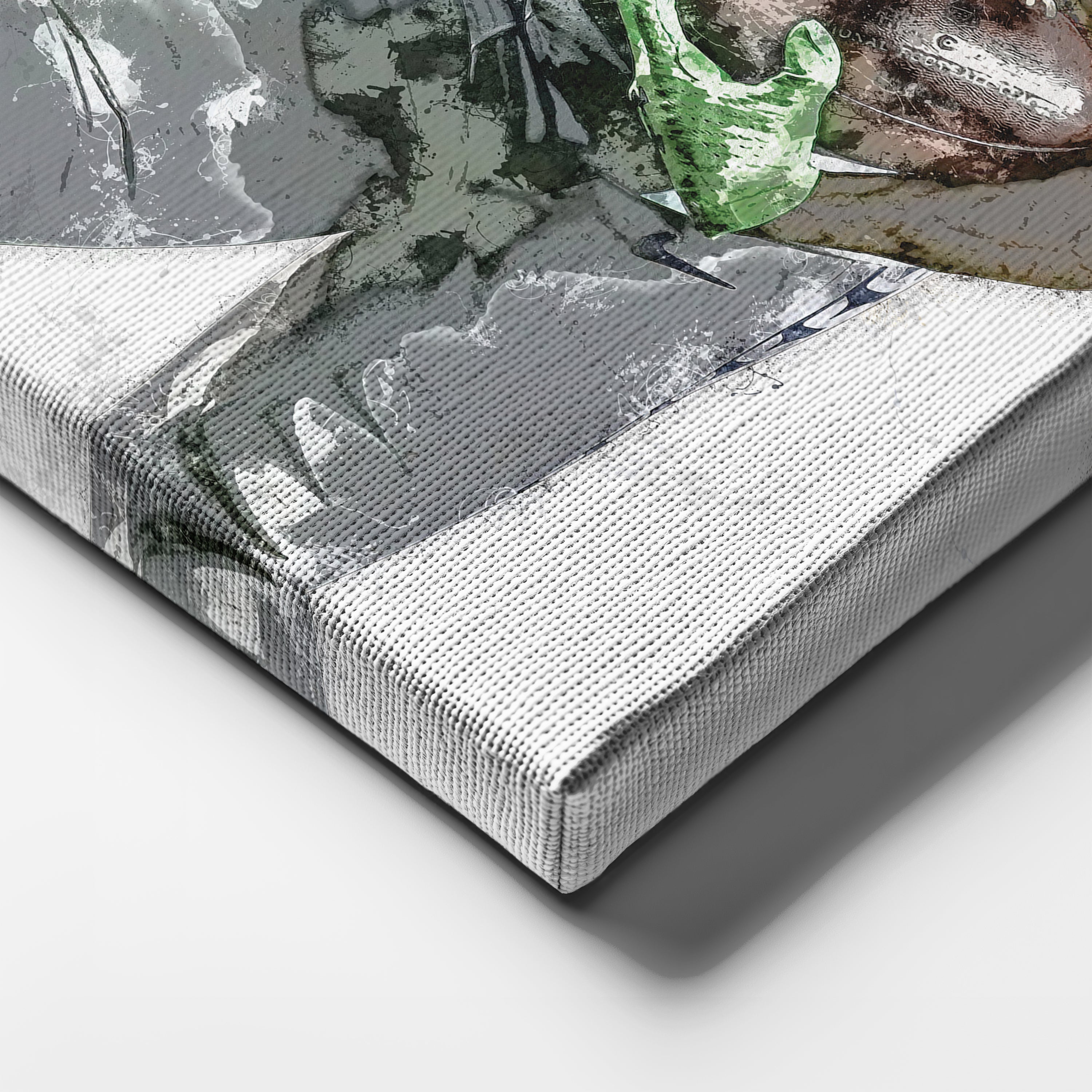 DK Metcalf Canvas Art – Seattle Seahawks Wall Decor