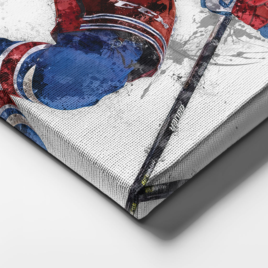 Artemi Panarin Canvas Art – New York Rangers Wall Decor