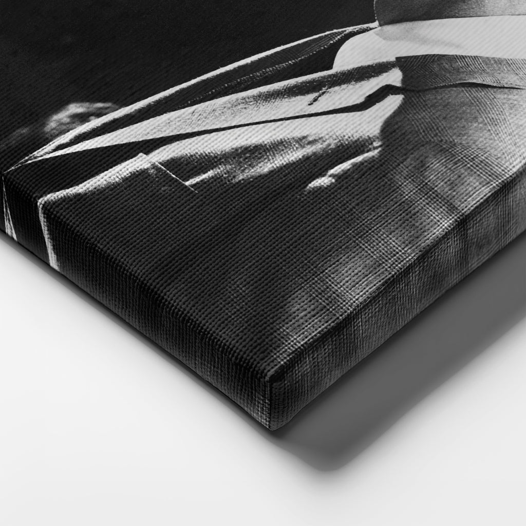 Steve McQueen Canvas Art – Classic Actor Wall Decor