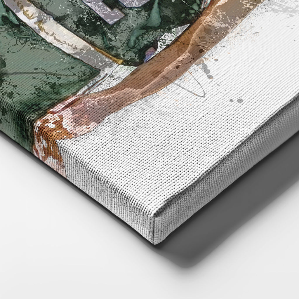 Larry Bird & Kevin McHale Canvas Art – Boston Celtics Wall Decor