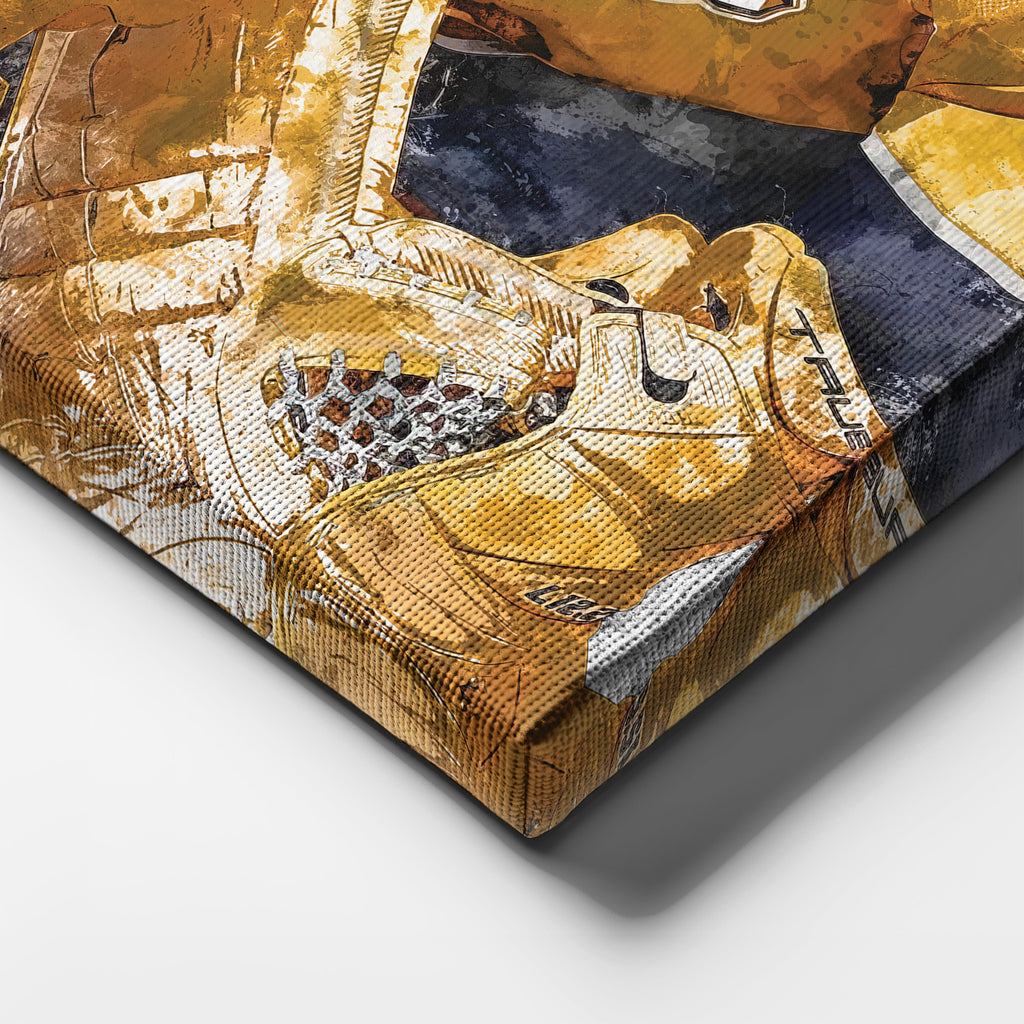 Juuse Saros Canvas Art – Nashville Predators Wall Decor