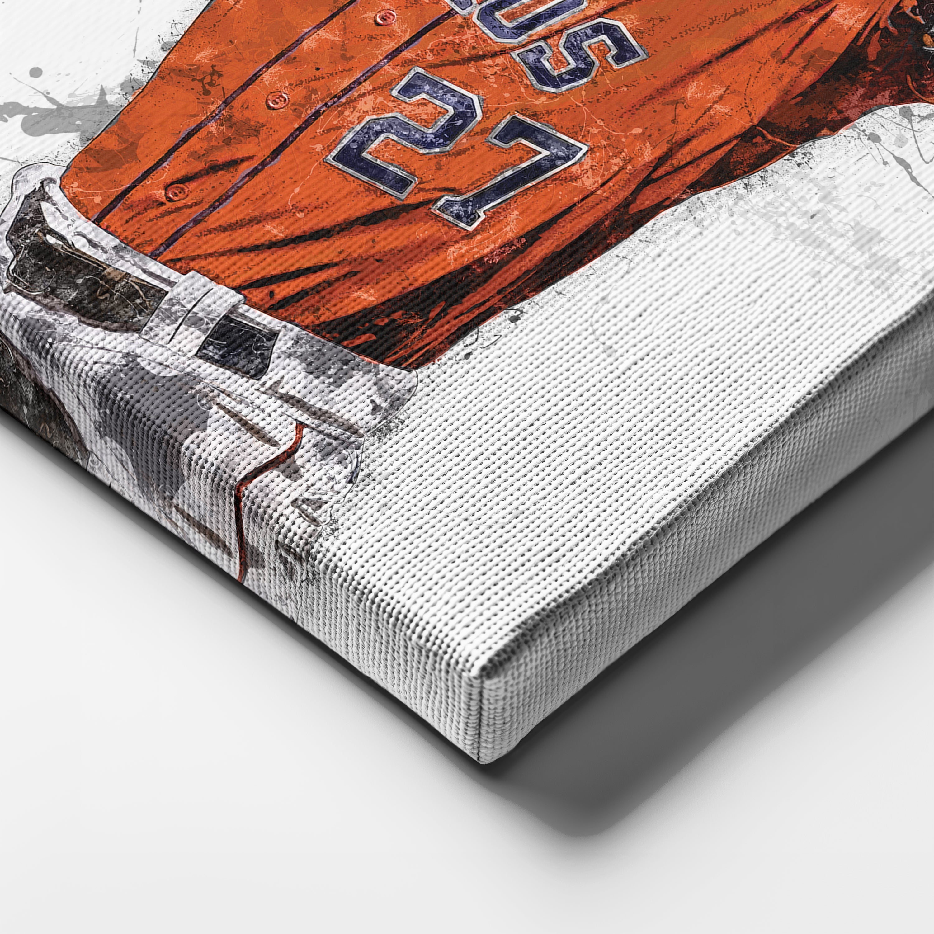 José Altuve Canvas Art - Houston Astros Wall Decor