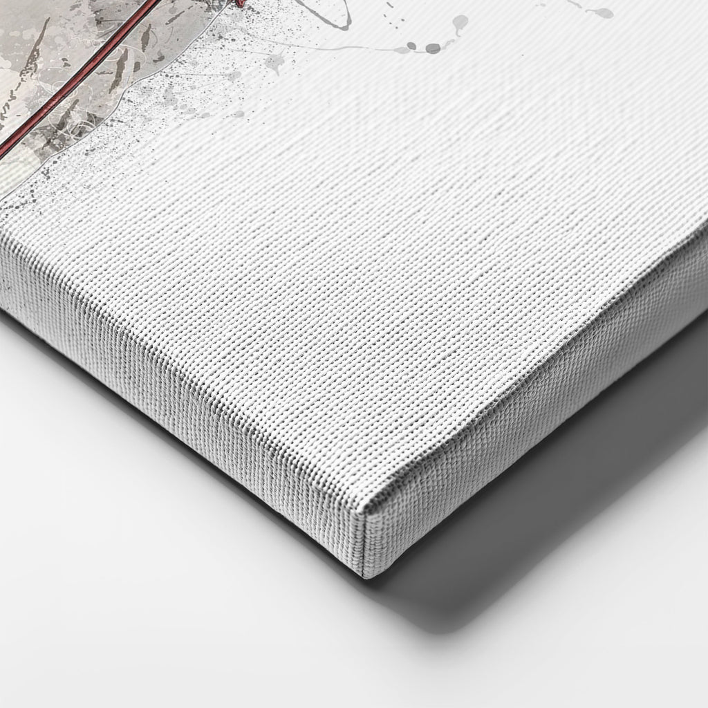 Hank Aaron & Eddie Mathews Canvas Art – Milwaukee Braves Wall Decor