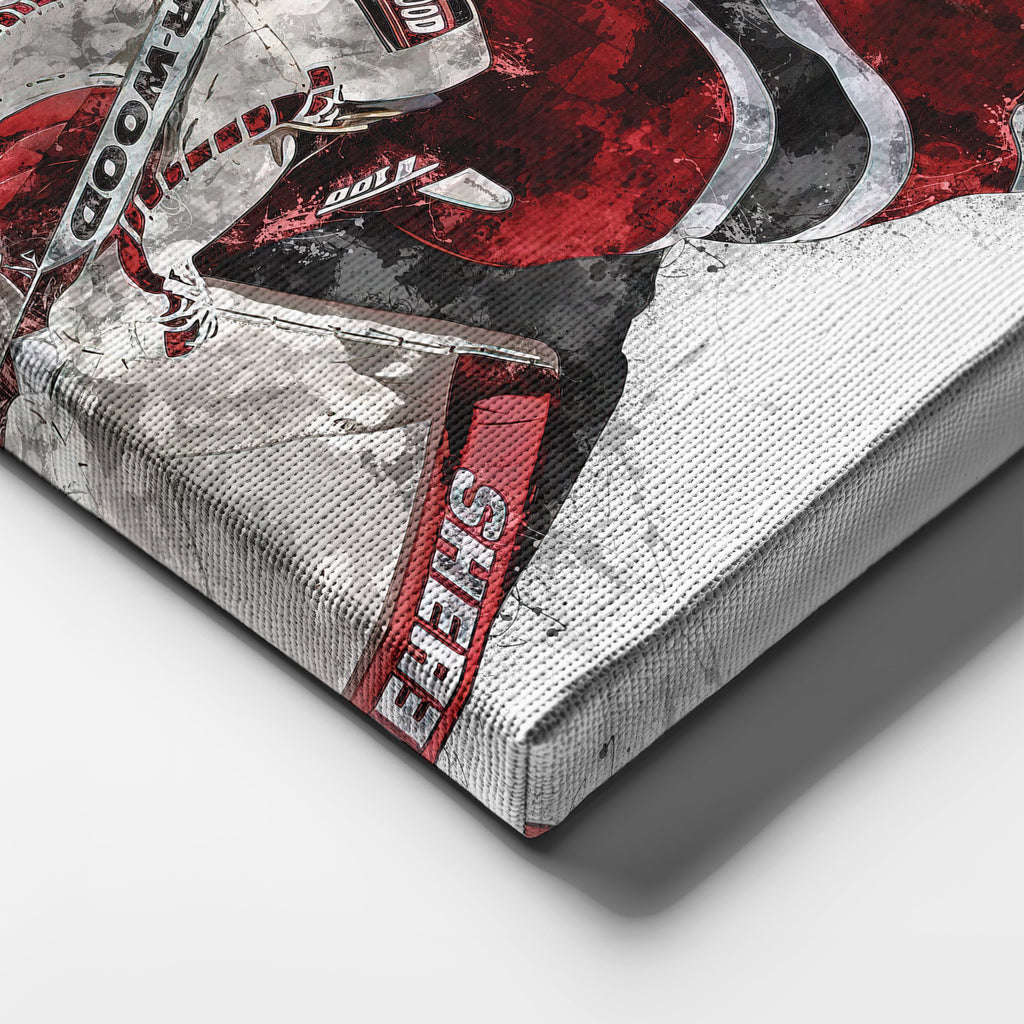Martin Brodeur Canvas Art – New Jersey Devils Wall Decor