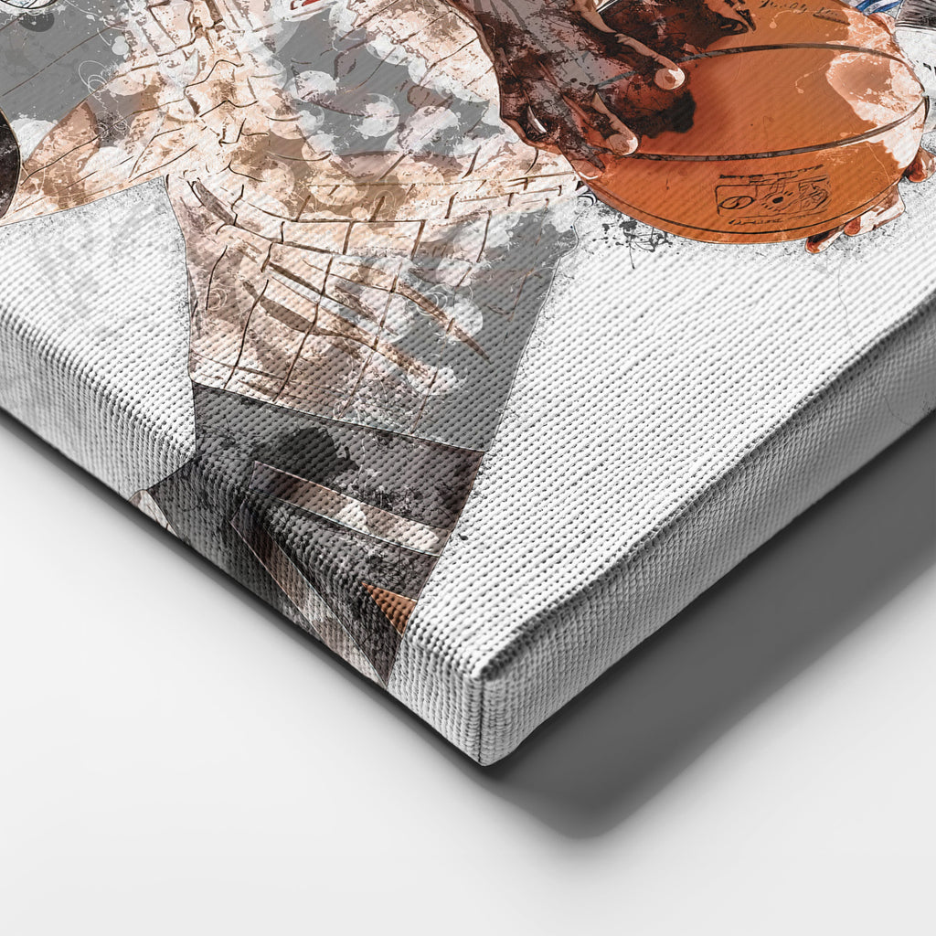 Dwight Howard Canvas Art – Orlando Magic Wall Decor