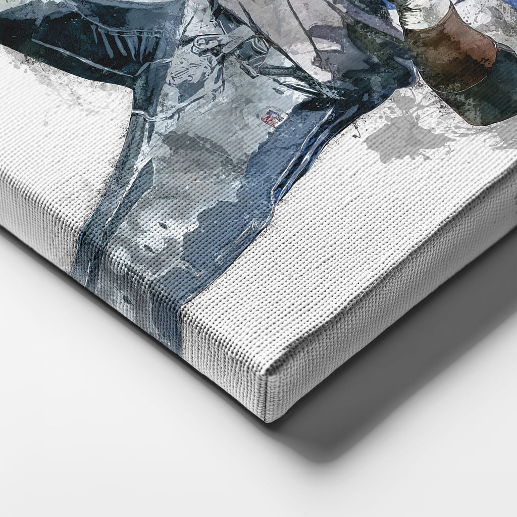 Barry Sanders Canvas Art – Detroit Lions Wall Decor