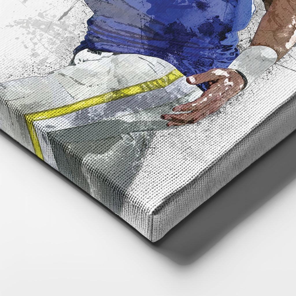 Cooper Kupp & Matthew Stafford Canvas Art – Los Angeles Rams Wall Decor