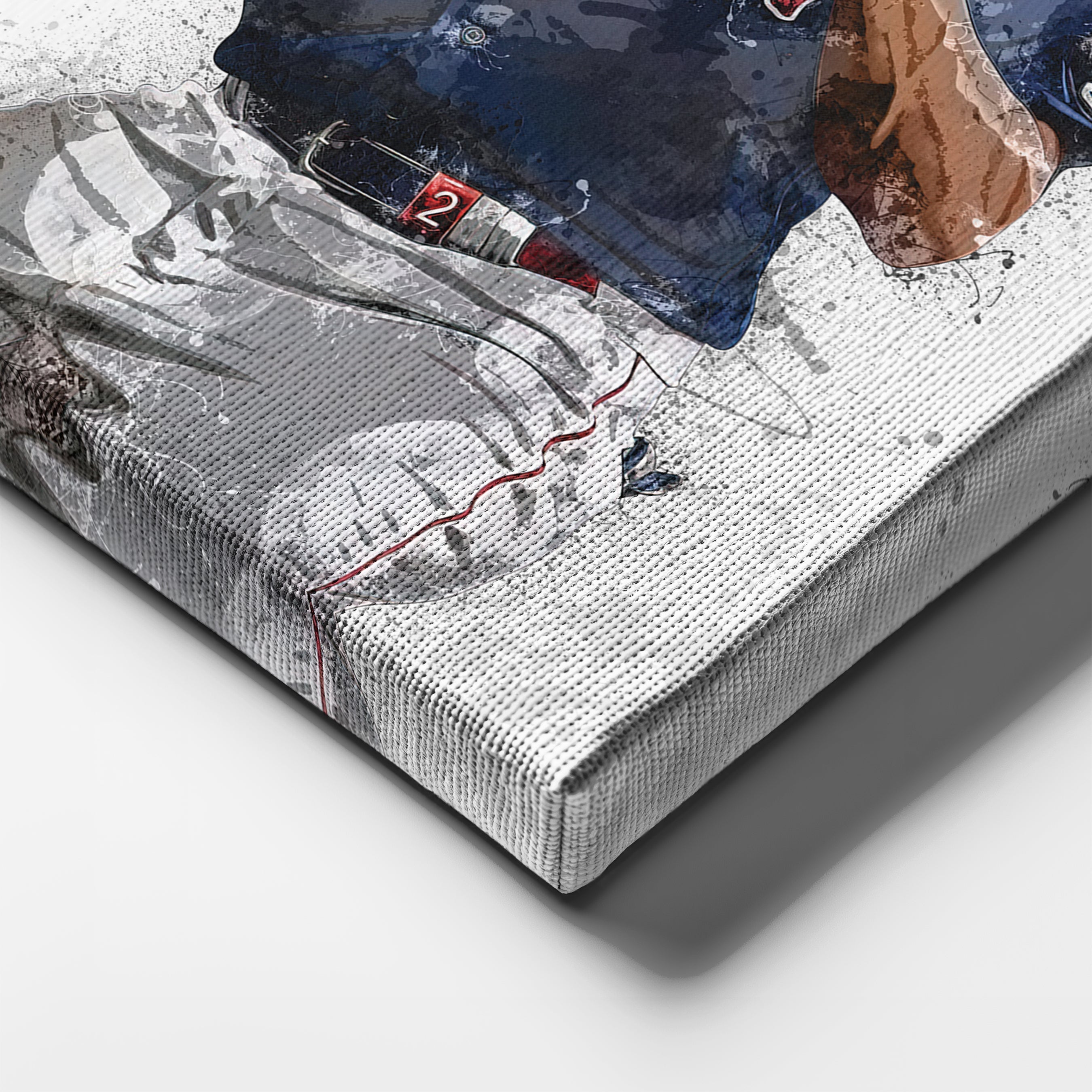 Rafael Devers & Xander Bogaerts Canvas Art – Boston Red Sox Wall Decor