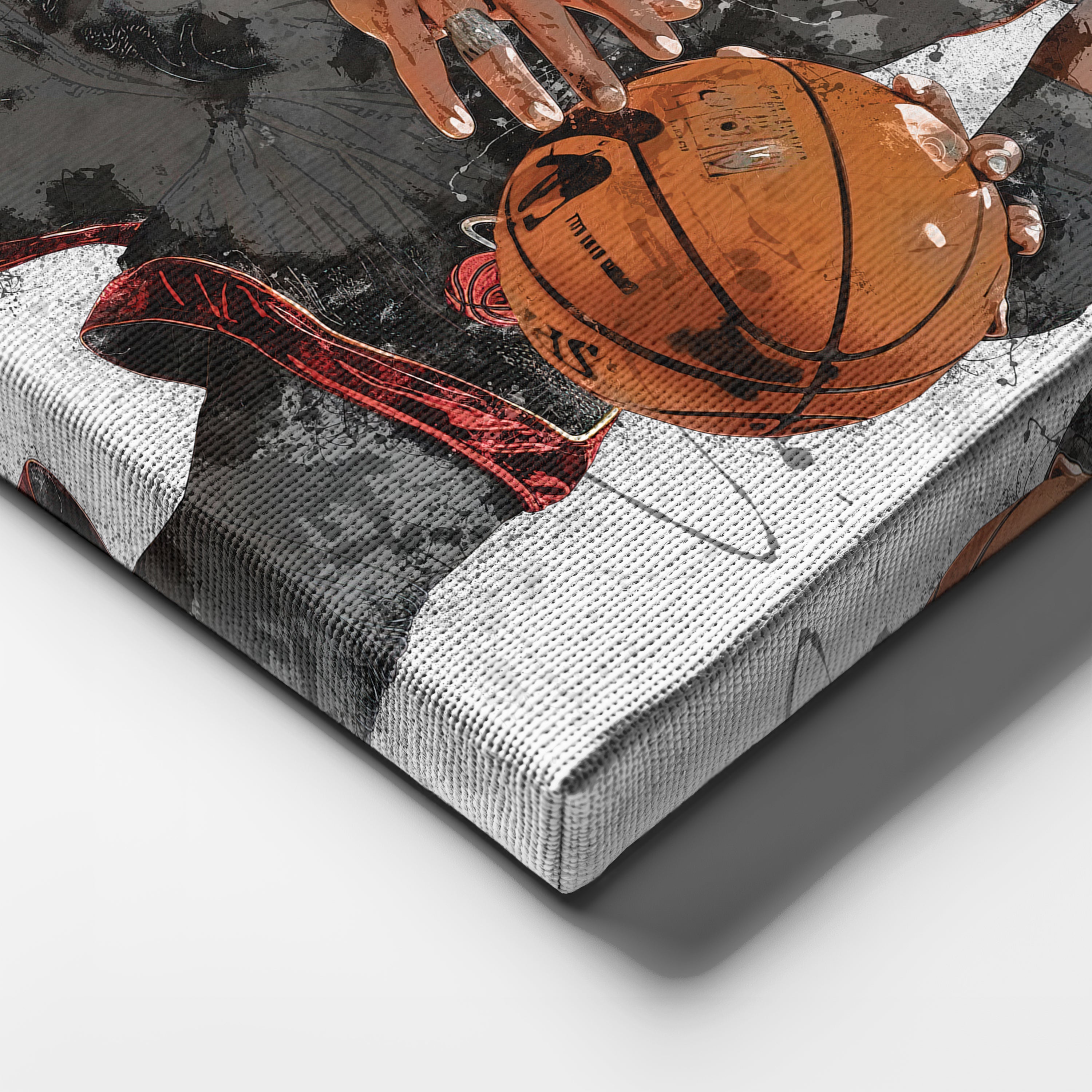Dwyane Wade Canvas Art – Miami Heat Wall Decor