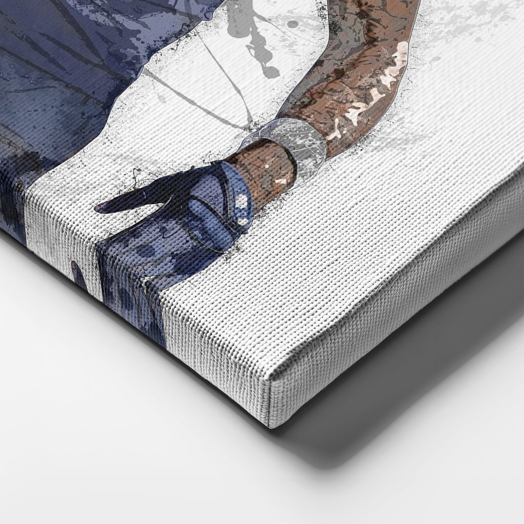 Justin Herbert & Keenan Allen Canvas Art – Los Angeles Chargers Wall Decor