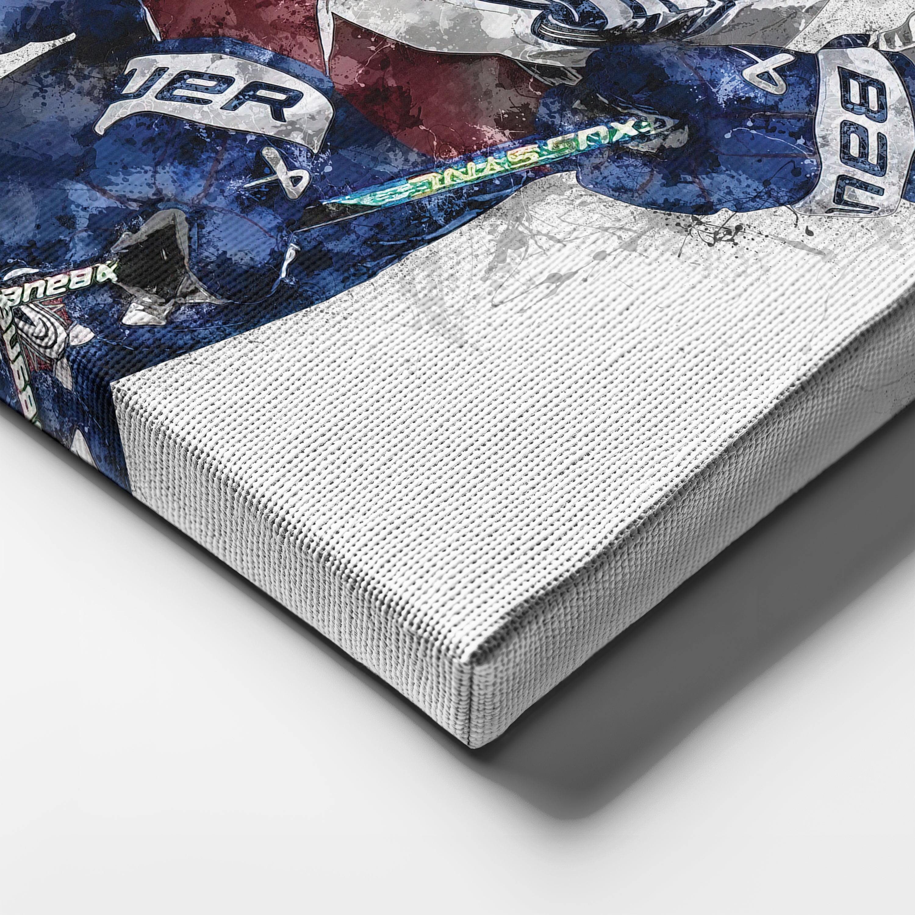 Nathan MacKinnon Canvas Art – Colorado Avalanche Wall Decor