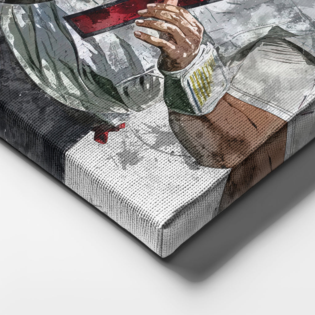 C.J. Stroud Canvas Art – Houston Texans Wall Decor