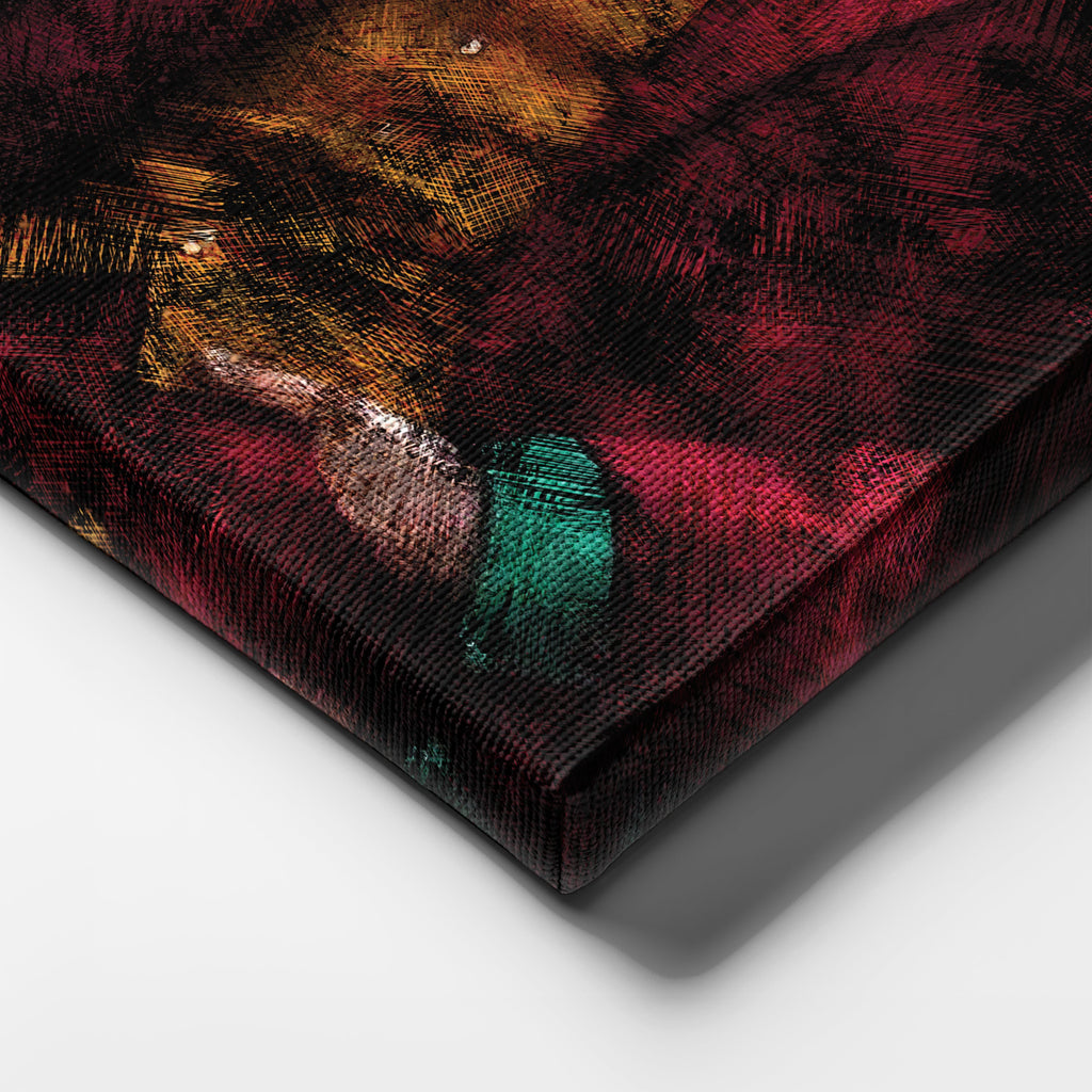 Joker Smoking Canvas – Dark Villain Wall Art Gift for Movie & Comic Fans