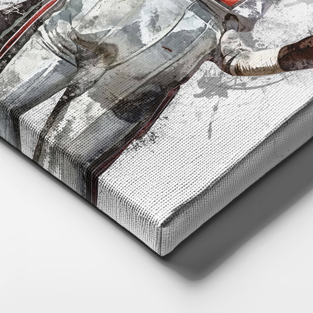 Deion Sanders Canvas Art – Atlanta Falcons Wall Decor