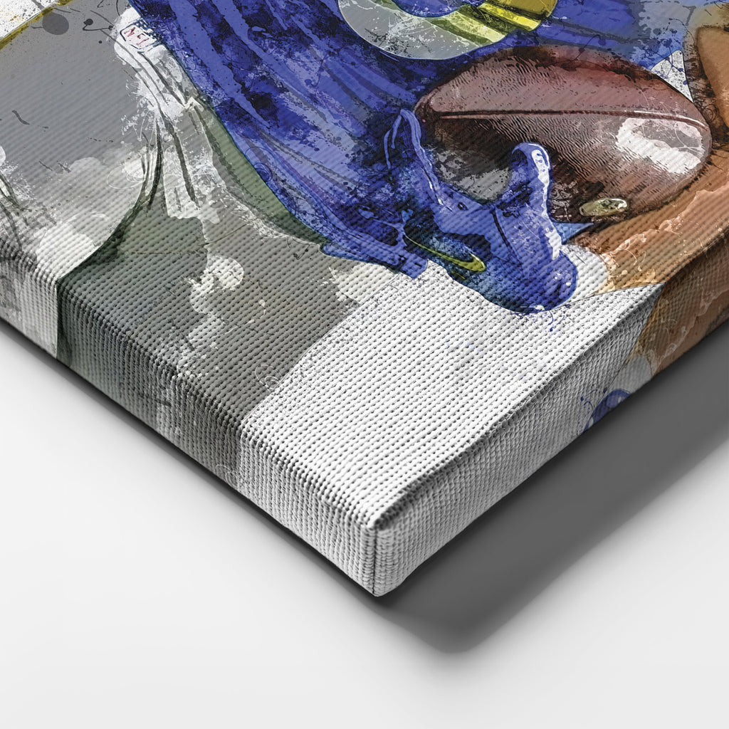 Cooper Kupp Canvas Art – Los Angeles Rams Wall Decor