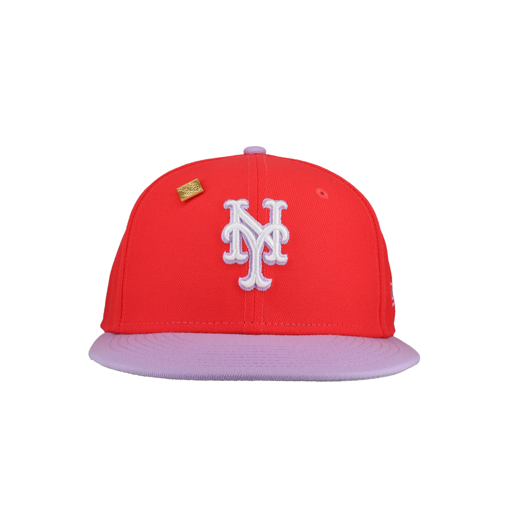 New York Mets Two-Tone Color Pack Red Cap 59Fifty Fitted Hat