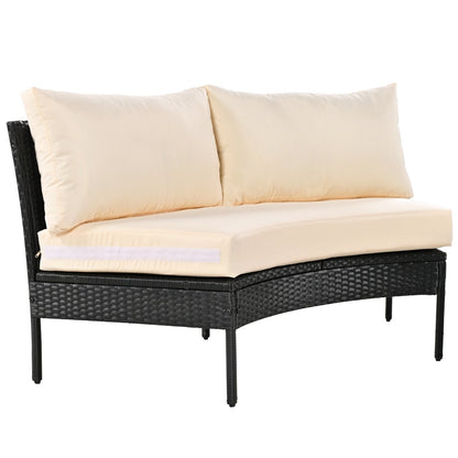 LuneluX_Home – Outdoor Lounge Set - 3 pcs. (Rattan-Waterproof)