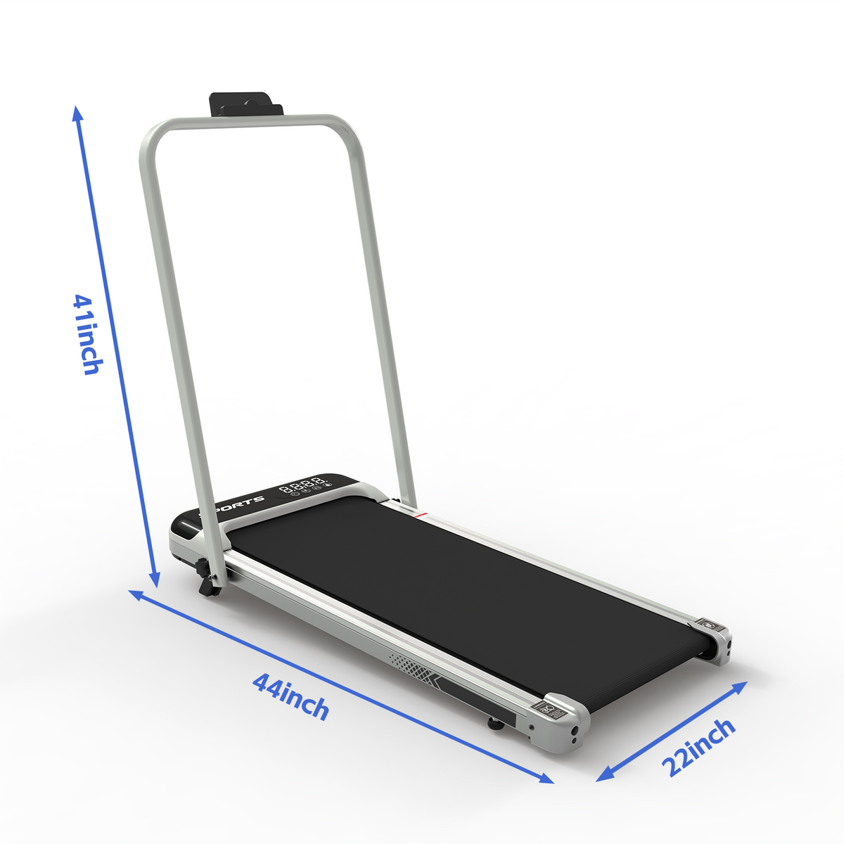 3 in 1 Under Desk Treadmill with Incline,Foldable Treadmills for Home, Walking Pad with Handle Bar for Walking and Jogging, with Remote Control & LED Display