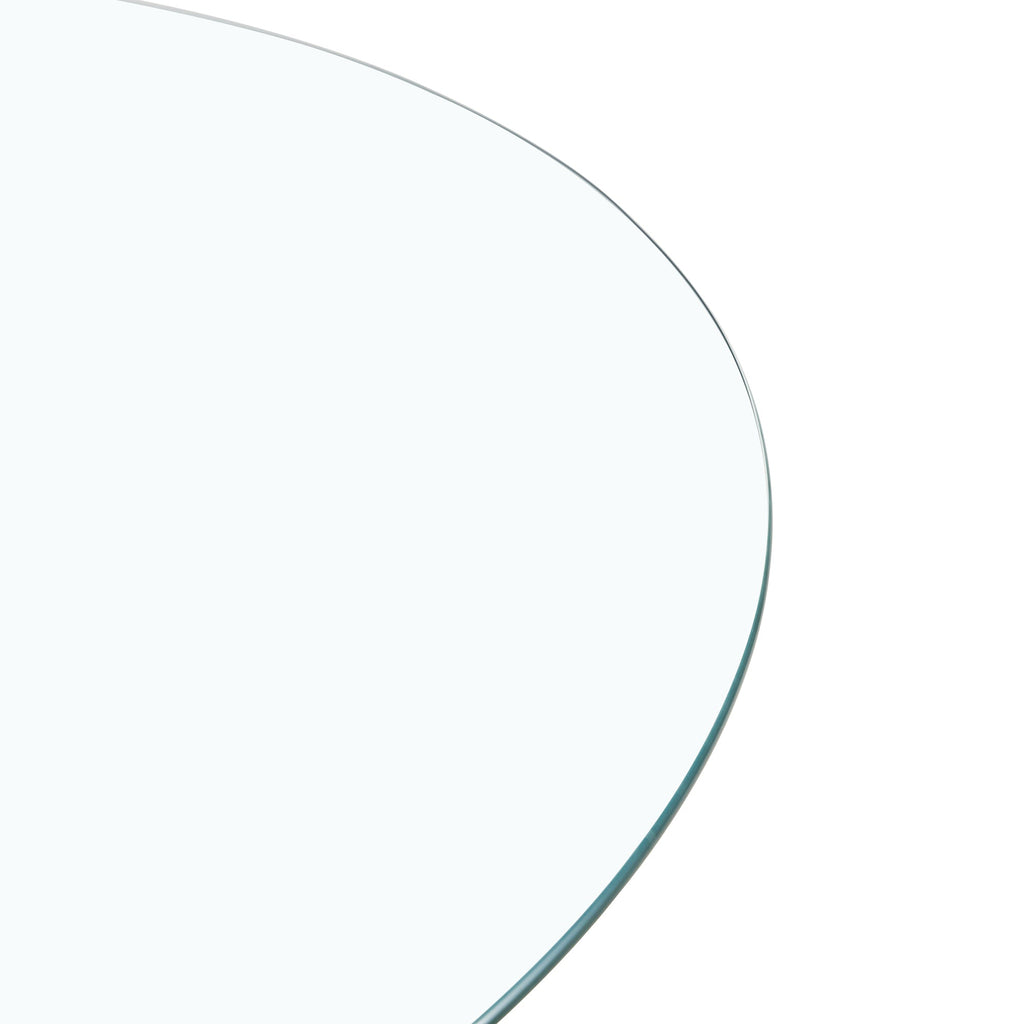 Modern Minimalist Circular Dining Table with Glass Top and Electroplated Silver Metal Legs for Restaurants and Living Rooms