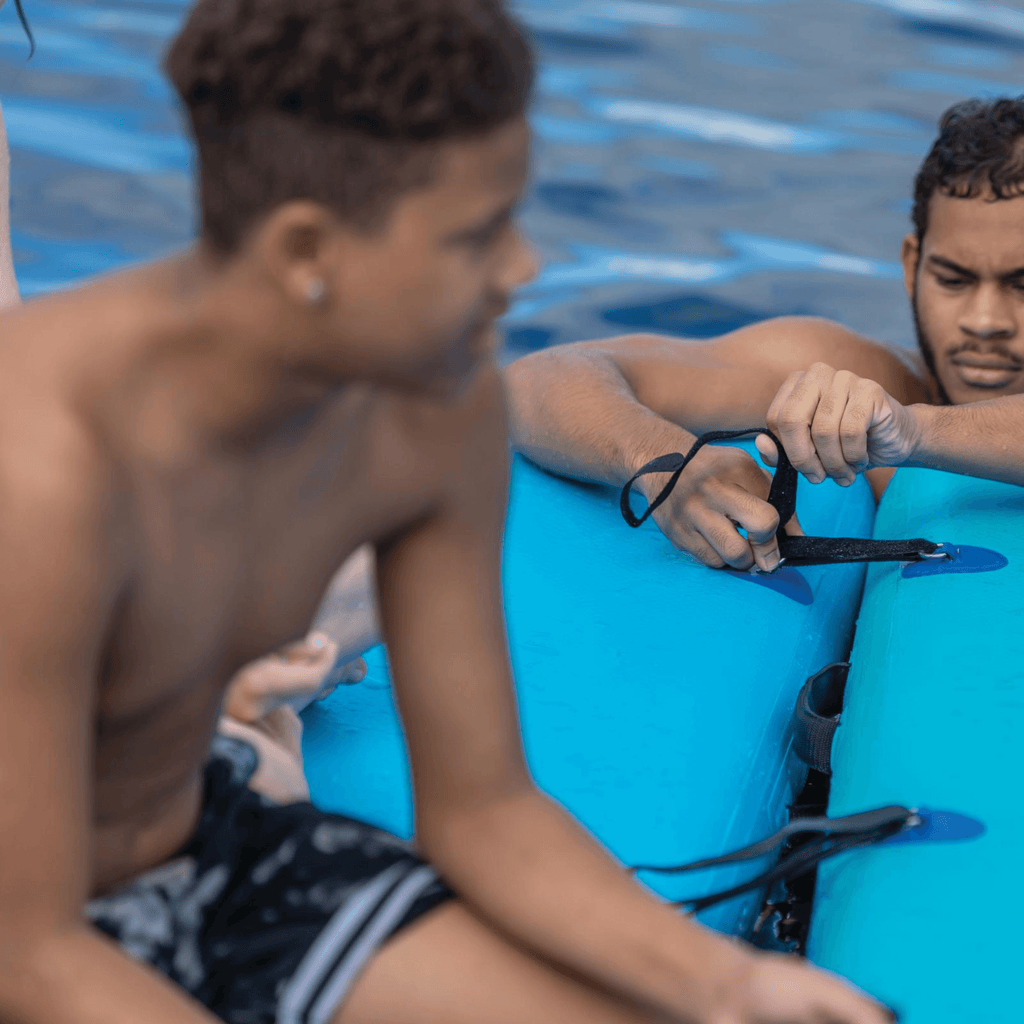 WOW Watersports 10'x8'x6" Drop Stitch Vacation Station Dock w Handles