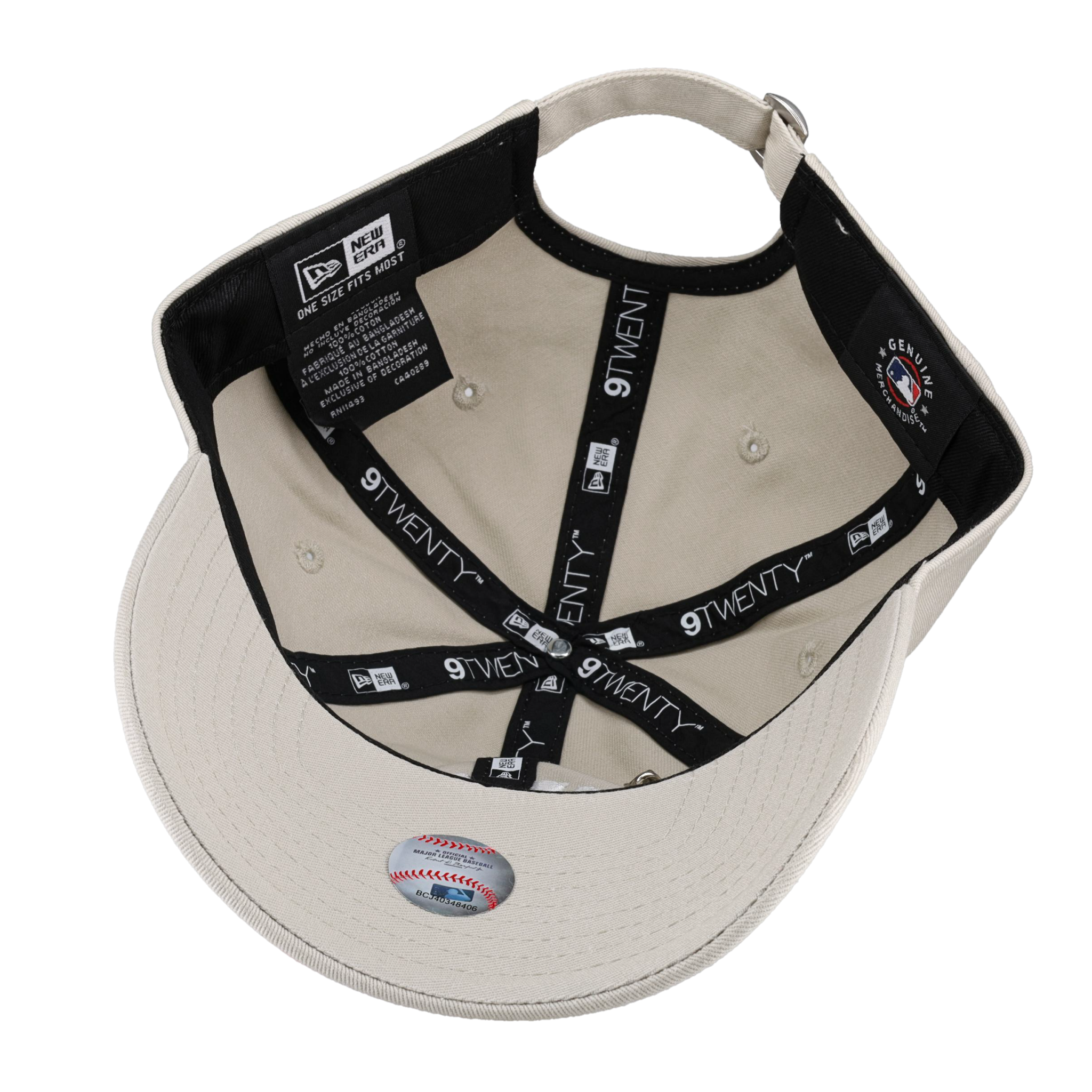 New York Yankees New Era 9Twenty Adjustable Hat (Stone)