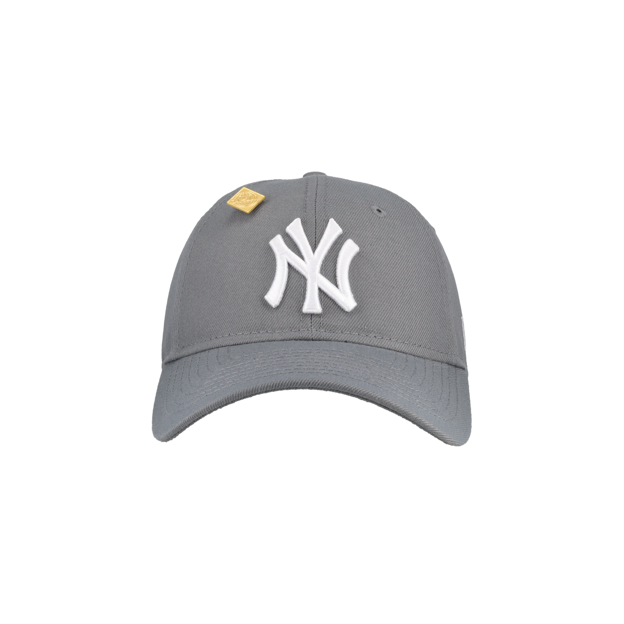 New York Yankees New Era 9Twenty Adjustable Hat (Storm Grey)