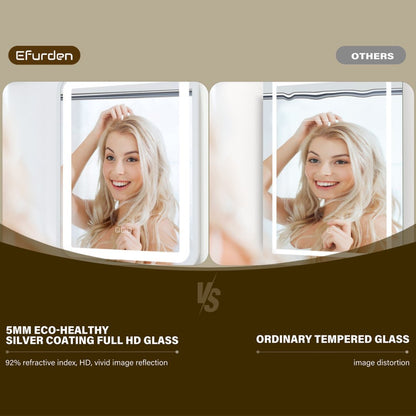 LuneluX_Home – Smart LED Bathroom Mirror with Anti-Fog & Touch Control