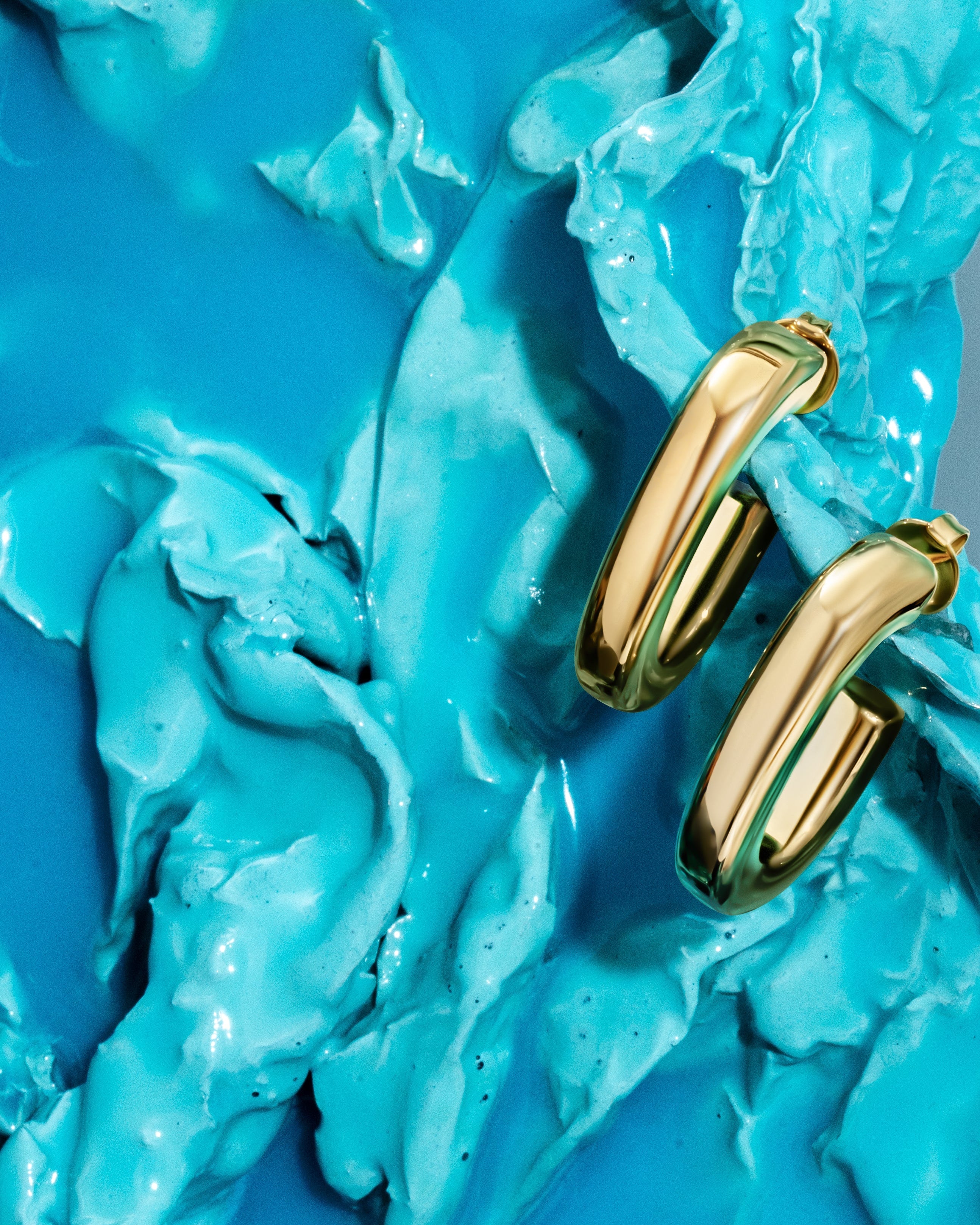 Mia Gold Hoops