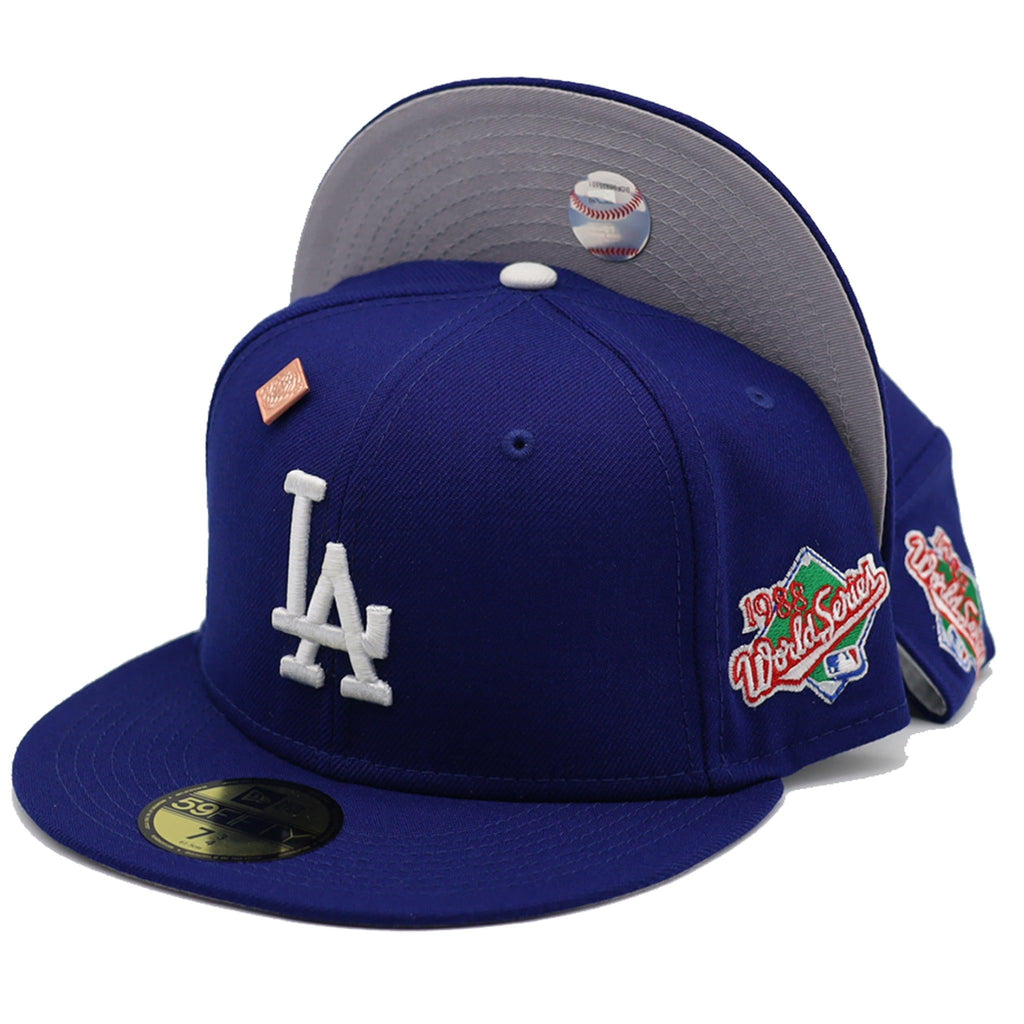 Los Angeles Dodgers Basics 1988 World Series Patch Fitted Hat