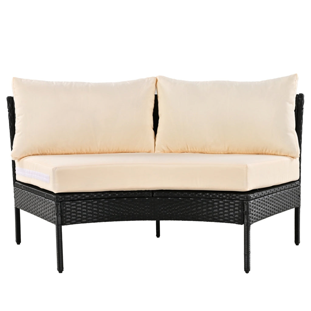 LuneluX_Home – Outdoor Lounge Set - 3 pcs. (Rattan-Waterproof)