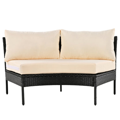 LuneluX_Home – Outdoor Lounge Set - 3 pcs. (Rattan-Waterproof)