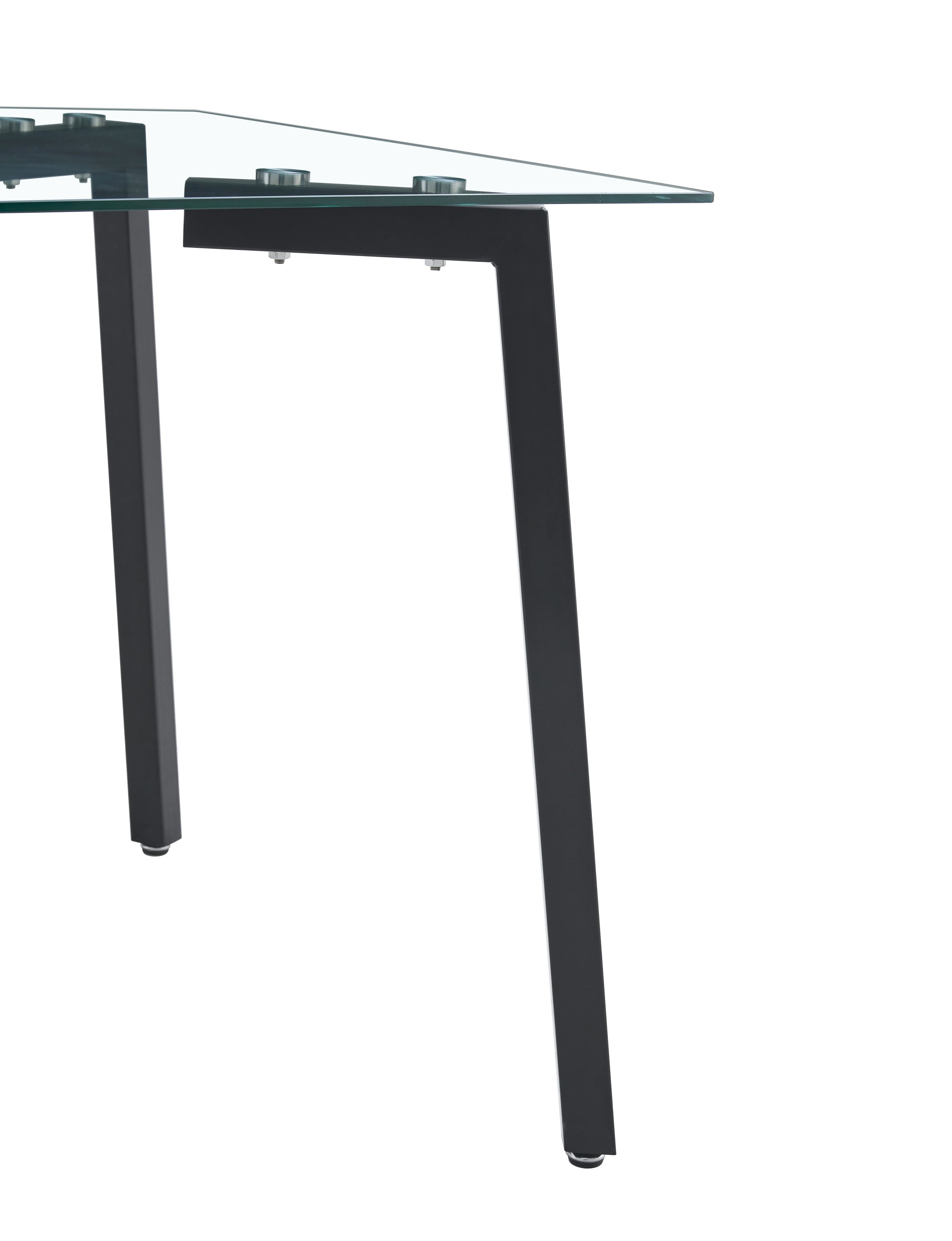 Glass Dining Table  Transparent, 130*80* 8MM