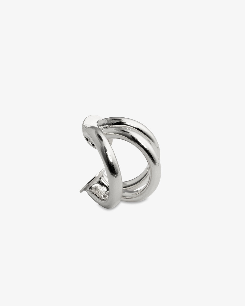 Ellen Sculptural Triple Loop Gold Ear Cuff