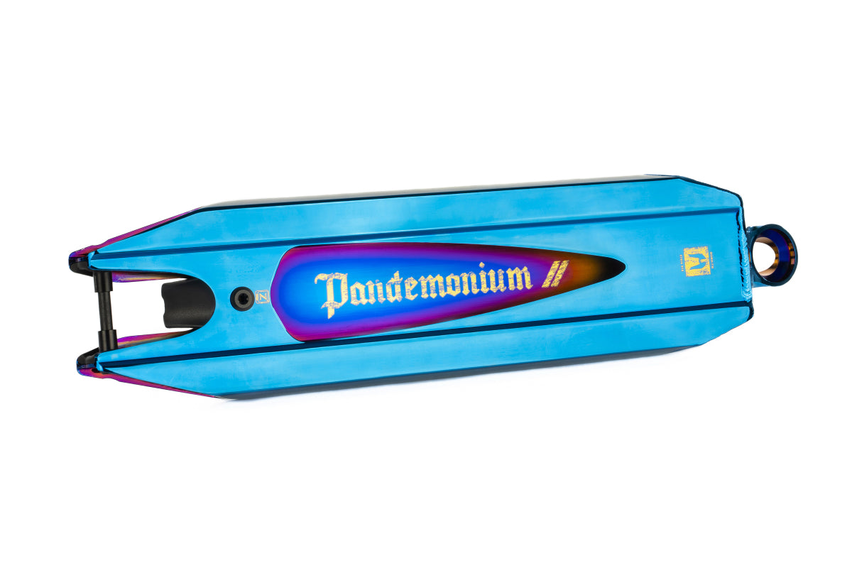 Ethic DTC Pandemonium V2 Scooter Deck 19.7″ (500mm) - Chrome Blue