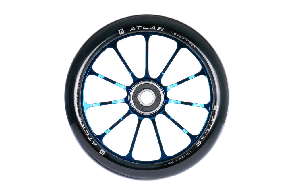 Ethic DTC Atlas "8 STD" Wheels 88a 110mm - Chrome Blue