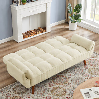 LuneluX – Adjustable Linen Sofa Chair (Beige)