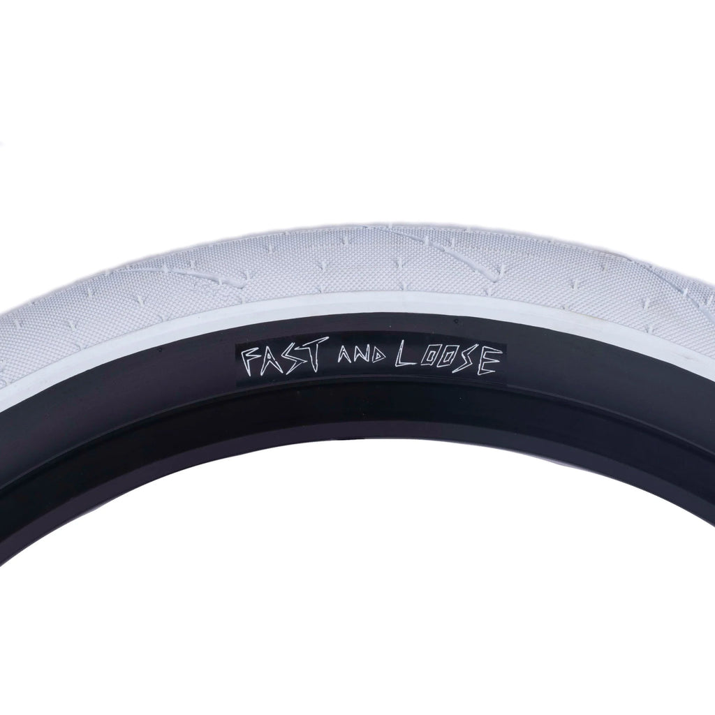 Cult BMX Fast and Loose Walsh Pool Tire 20″ - White