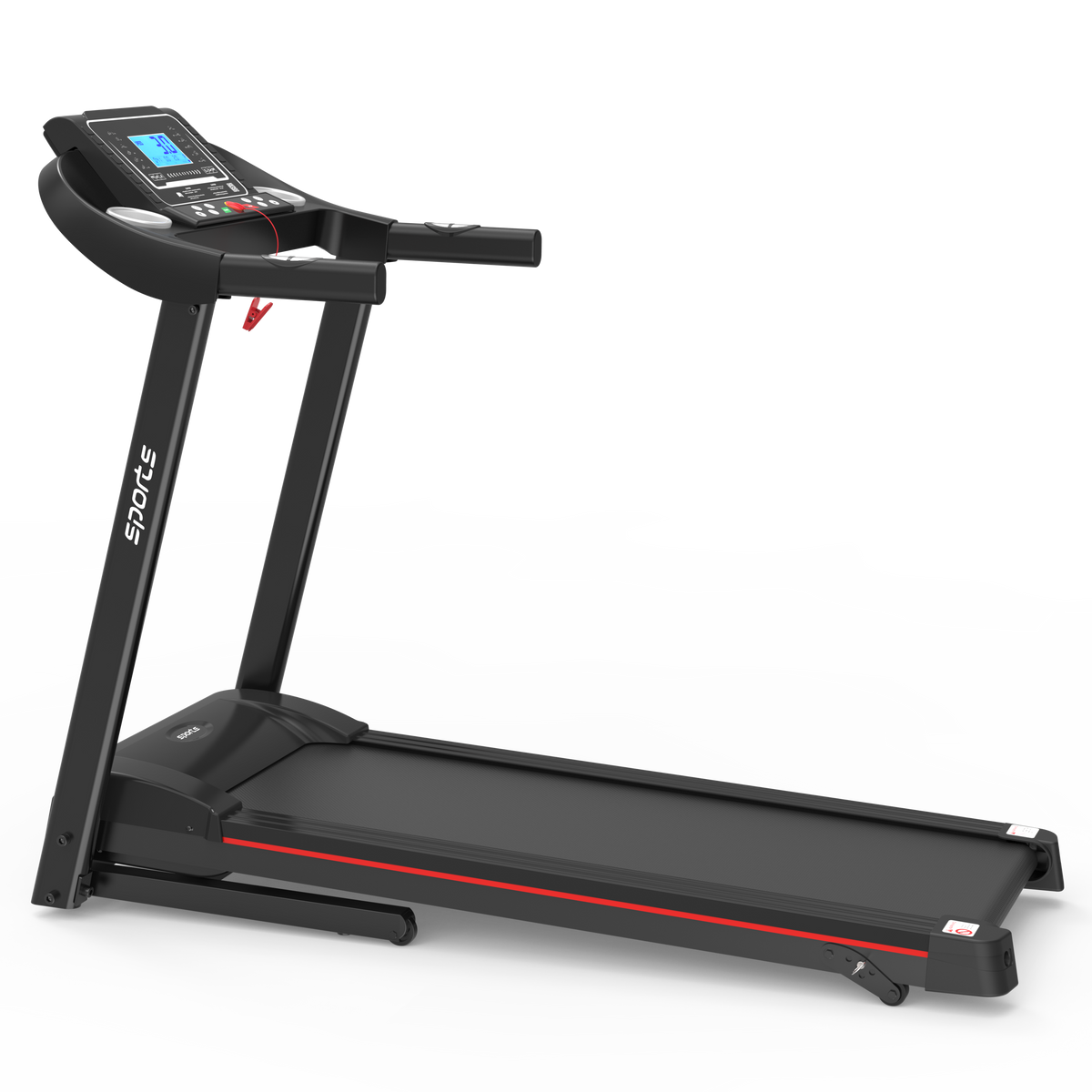 Fitshow App Home Foldable Treadmill with Incline, Folding Treadmill for Home Workout, Electric Walking Running Treadmill Machine 5' LCD Screen 250 LB Capacity Bluetooth Music
