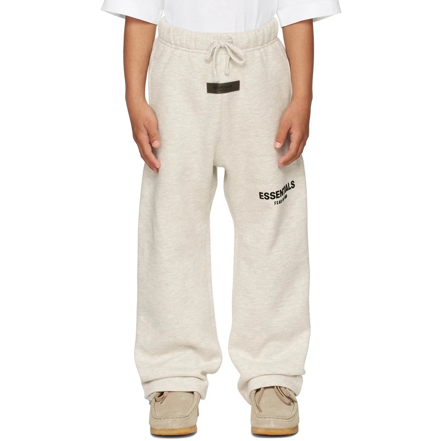 Fear of God Essentials Sweatpants Kids "Light Oatmeal"