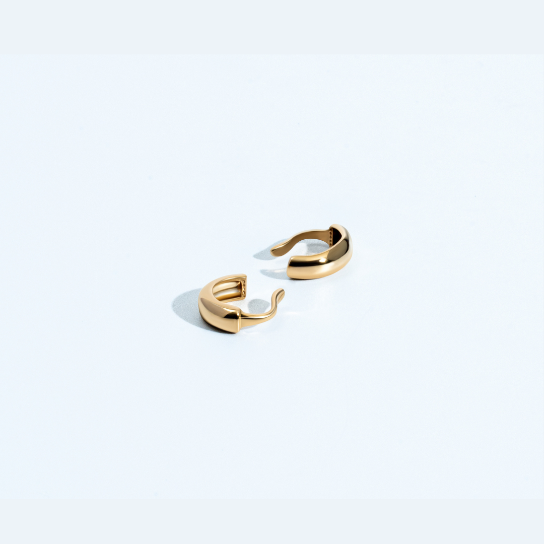 Gabrielle Thin Sculptural Ear Cuff