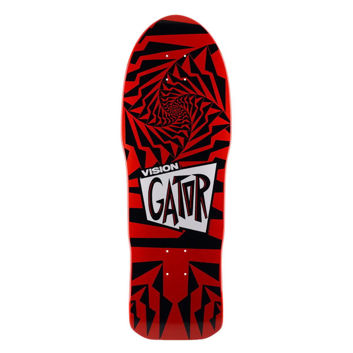 Vision Gator II Skateboard Deck - 10.25″ Red/Black