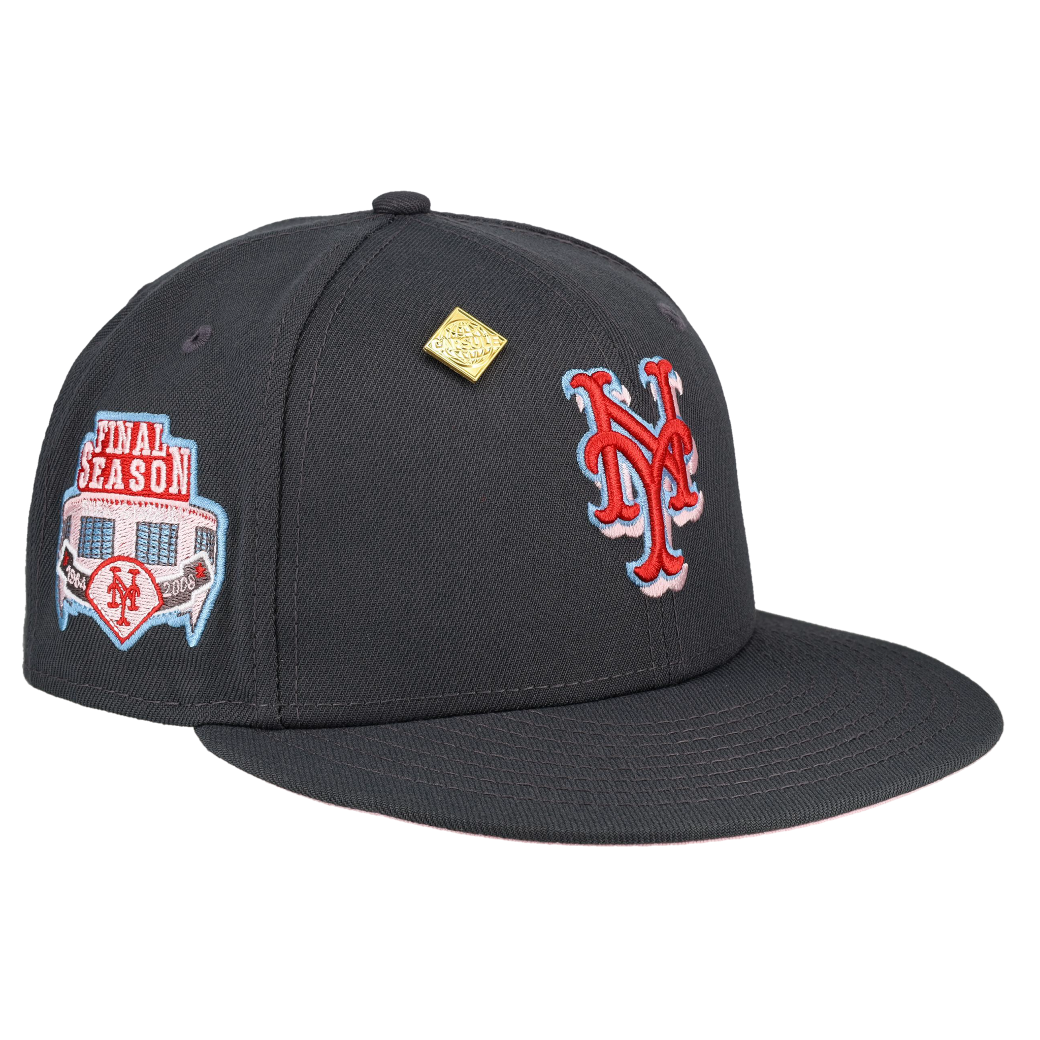 New York Mets Final Season Patch New Era 59Fifty Fitted Hat