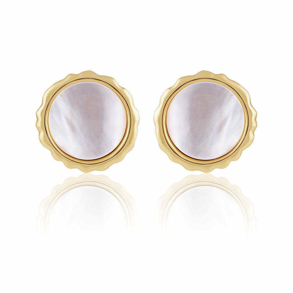 Gwen Mother of Pearl Stud