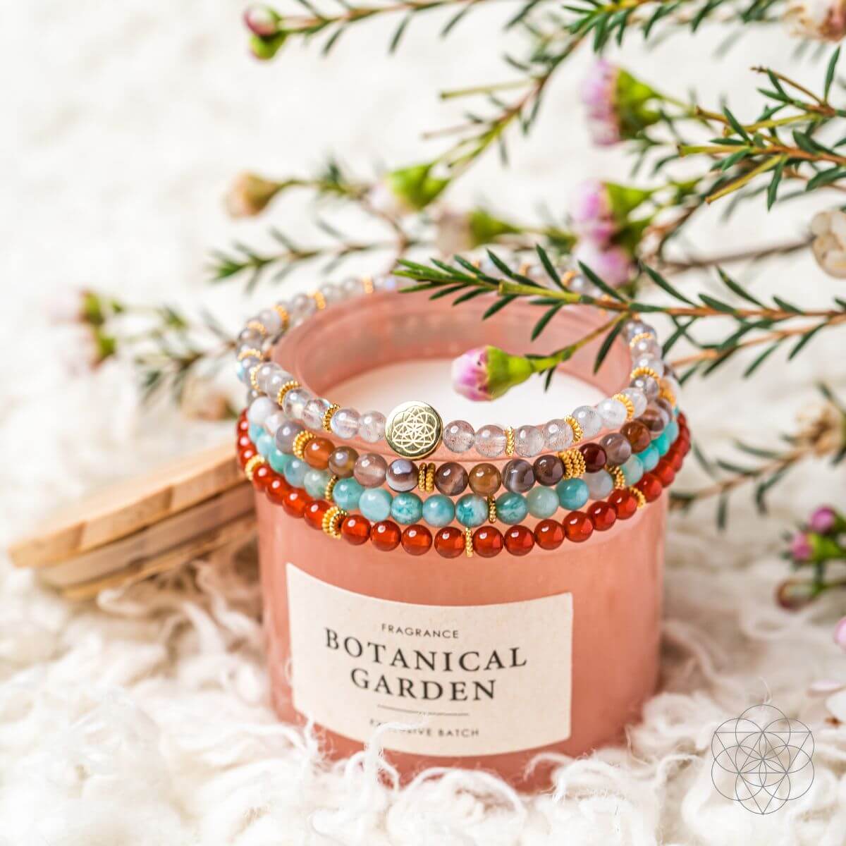 I Am Healthy: Mind, Body & Spirit Bracelet Pack of 4