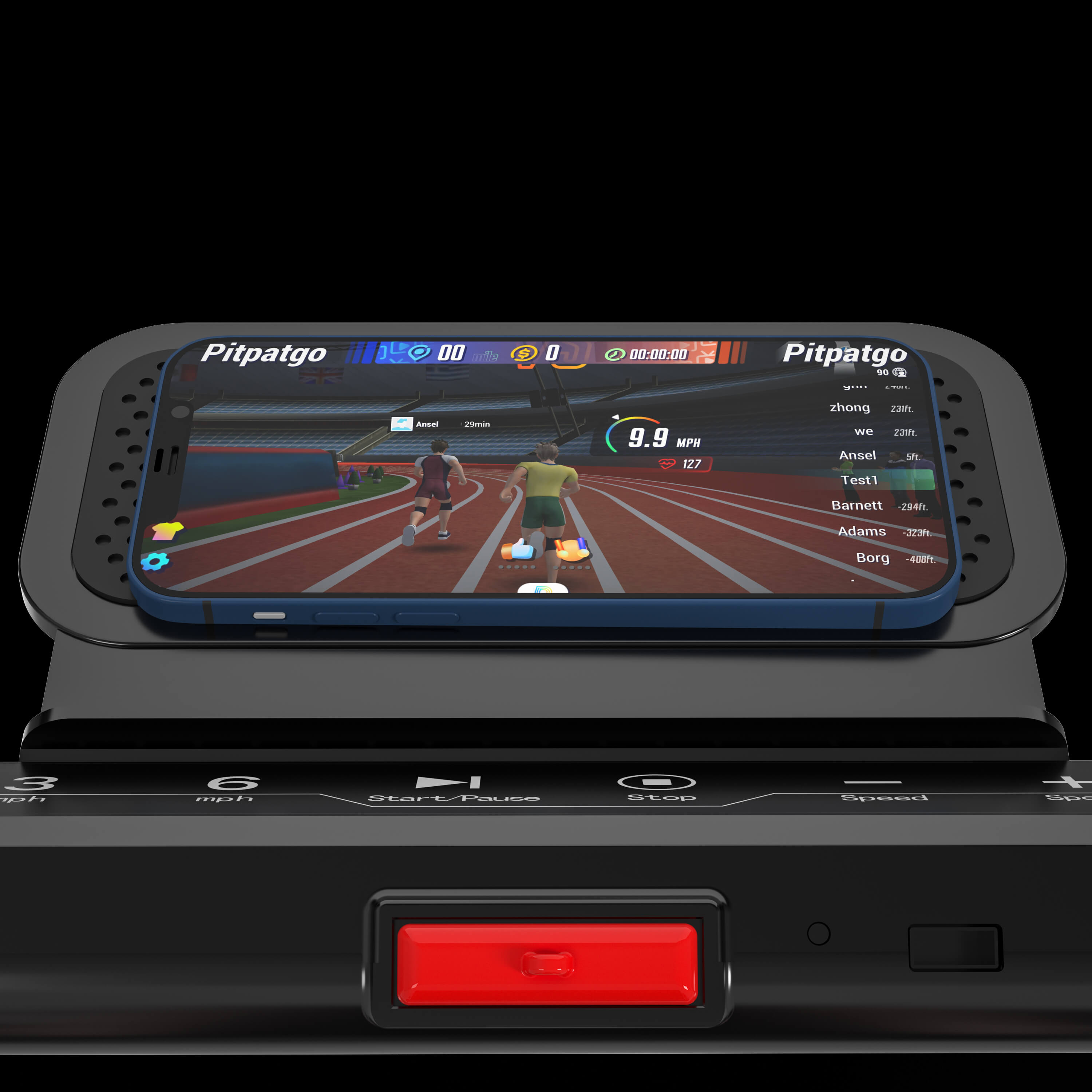 DeerRun A5 Pro Smart 2 in 1 Folding Treadmill Silver