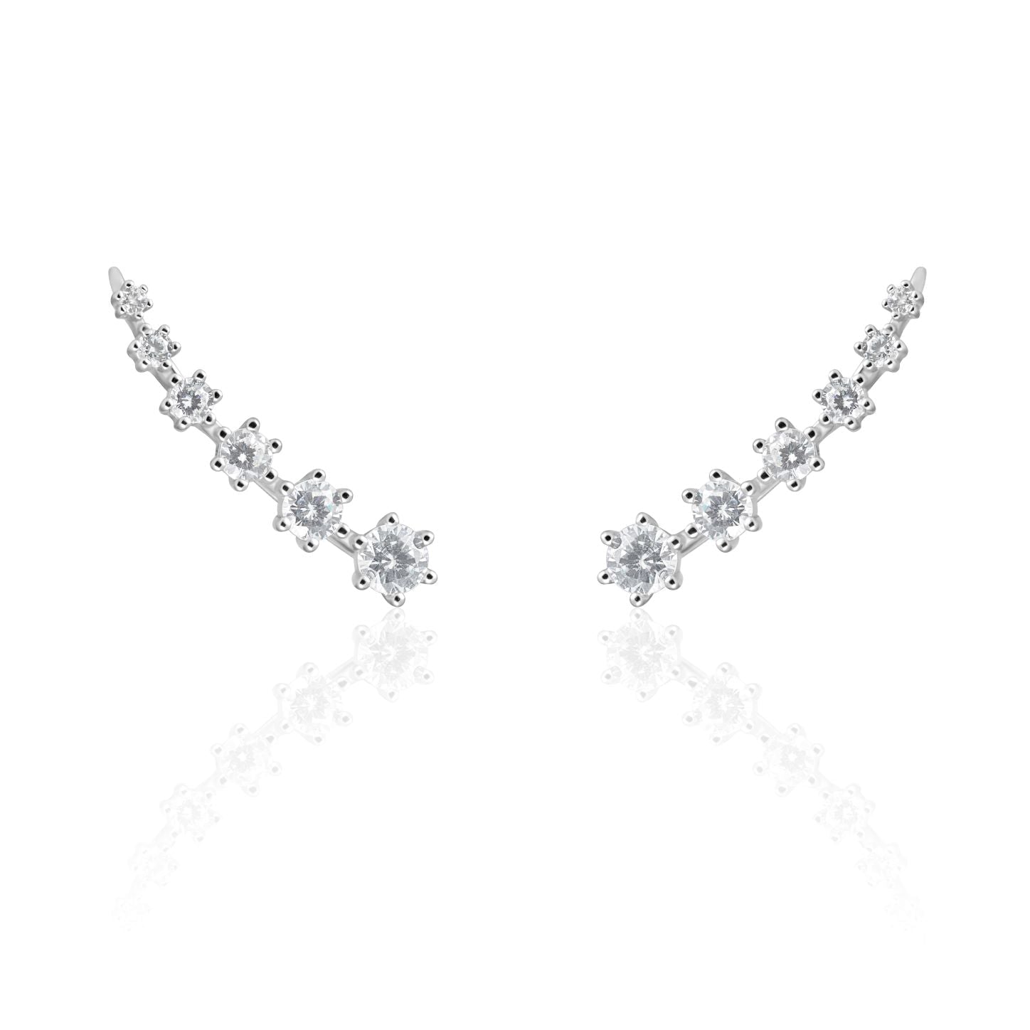 Celina CZ Bar Earring