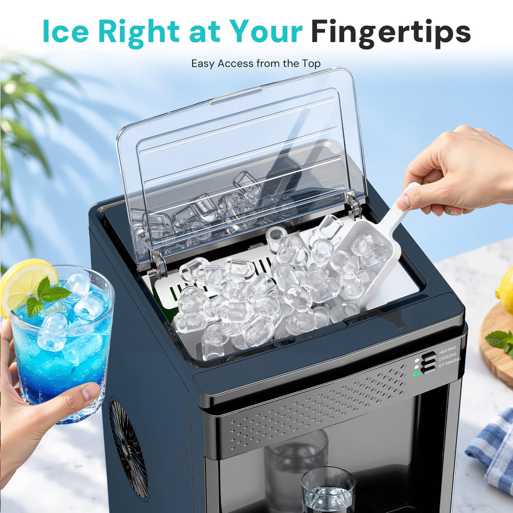 Kismile 4 in 1 Water Cooler Dispenser with Ice Maker