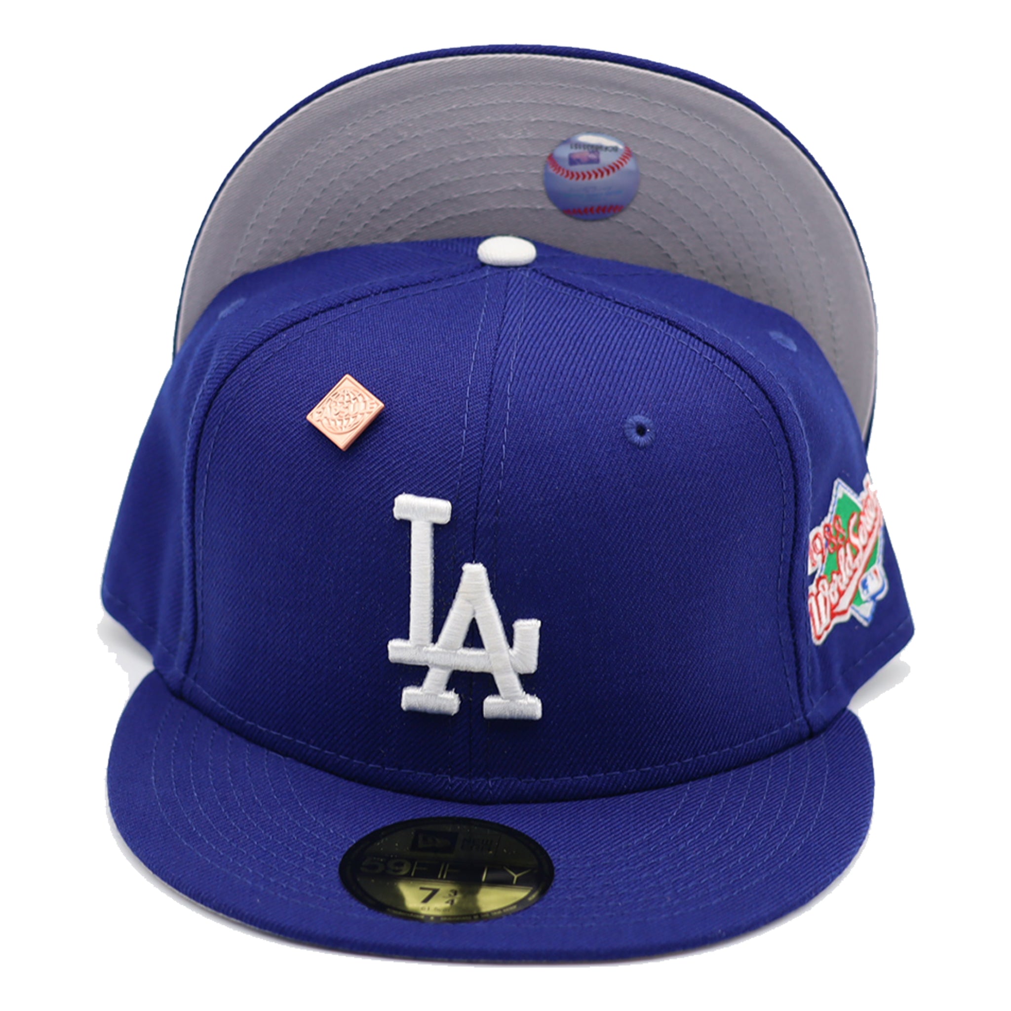 Los Angeles Dodgers Basics 1988 World Series Patch Fitted Hat